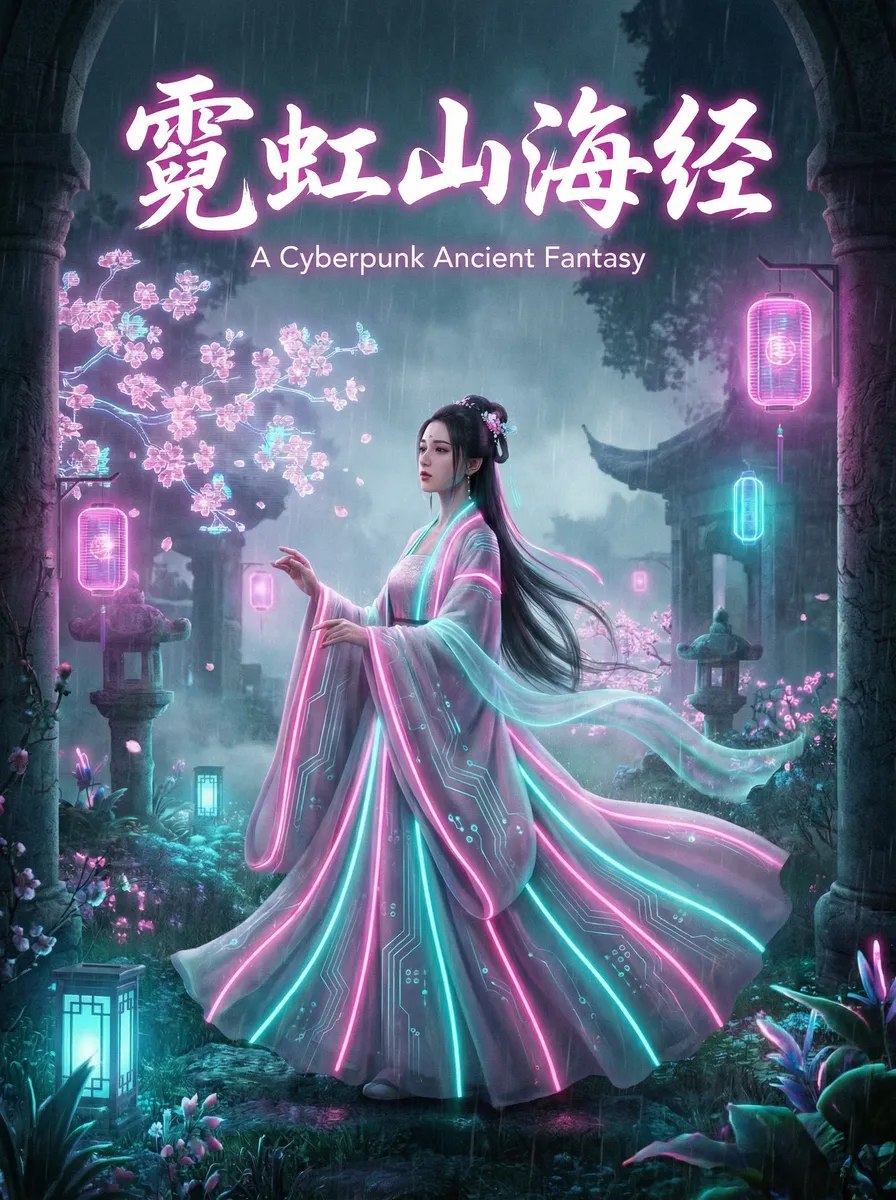 欲望号快车 古风奇缘短剧 - 霓虹山海经海报